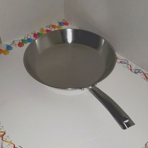 T-FAL Induction 12" Fry Pan Skillet ~ Stainless Steel